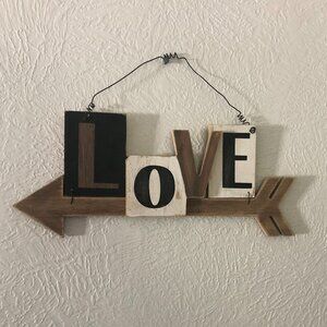Love Hanging Sign